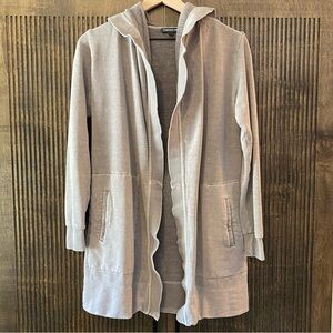 Toad&Co open front hooded cardigan- XS